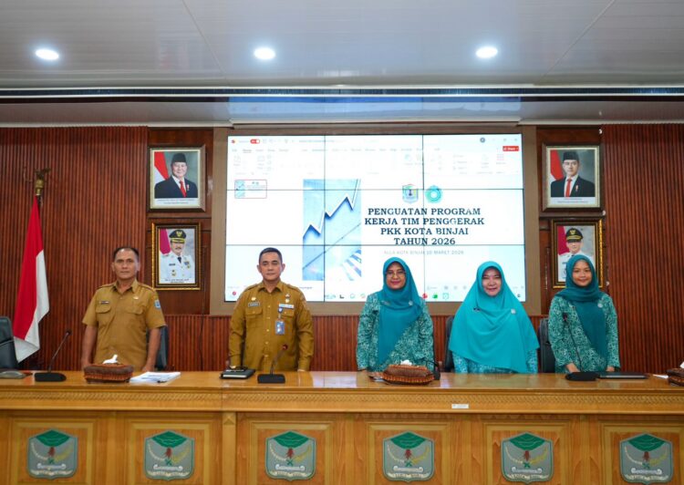 Perkuat Sinergi Program, TP PKK Binjai Rakor Bersama Organisasi Perangkat Daerah