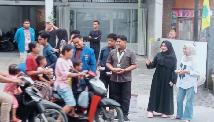 PMII Deliserdang Bagikan Ratusan Takjil dan Santuni Anak Yatim serta Kaum Dhuafa