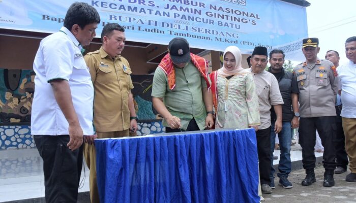 Penuhi Janji Kampanye, Asri Ludin Tambunan Resmikan Alun-Alun Pancur Batu