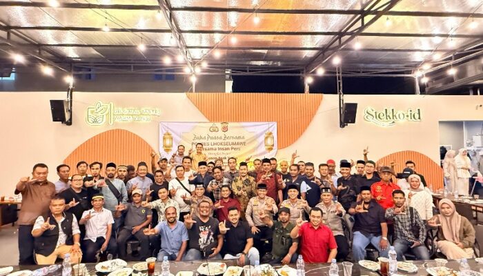 Polres Lhokseumawe Buka Puasa Bersama Insan Pers Dan Santuni Anak Yatim
