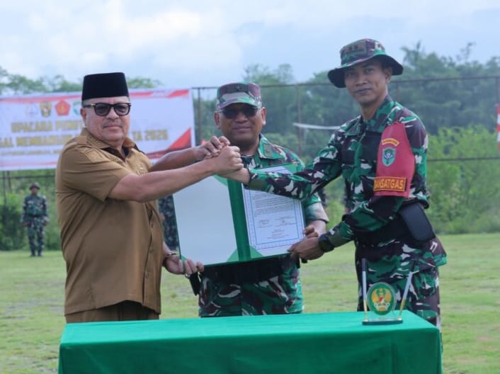 TMMD Kodim 0116/Nagan Raya Tuntas 100 Persen, Kapok Sahli Pangdam IM Tutup TMMD Ke-127