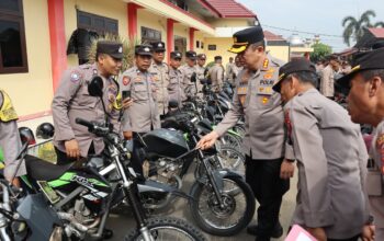 Kapolresta Deli Serdang Cek Kendaraan Jelang Operasi Ketupat Toba 2026