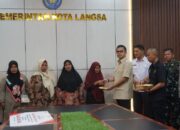 Pemko Langsa Terima Santunan Kemensos Kepada Ahli Waris Korban Bencana Hidrometeorologi