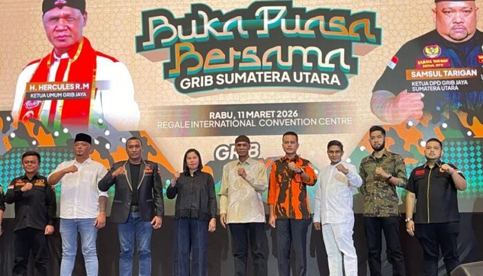 Dihadiri Ketum Hercules, DPD GRIB Jaya Sumut Gelar Bukber Puasa dan Santuni 700 Anak Yatim serta Kaum Dhuafa