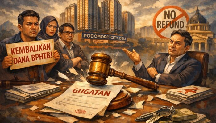 Mediasi Gugatan Pembeli Apartemen Podomoro City Deli Gagal, Pengembang Tolak Kembalikan Dana BPHTB