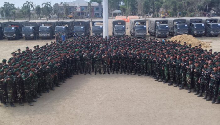 Dandim Aceh Tamiang Pimpin Apel Pelepasan Satgas Operasi Pemulihan Pascabencana