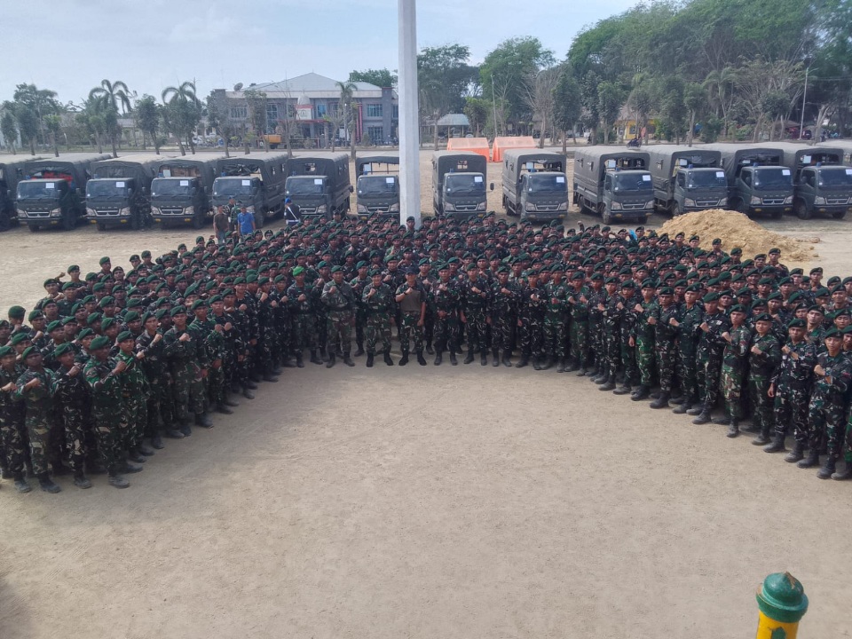 Dandim Aceh Tamiang Pimpin Apel Pelepasan Satgas Operasi Pemulihan Pascabencana