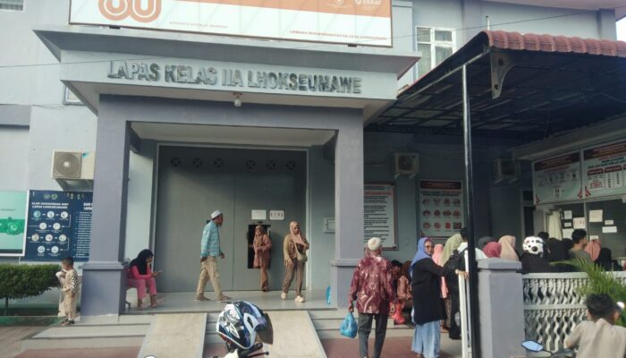 Lapas Lhokseumawe Panik, Napi Berhasil Panjat Dinding dan Coba Kabur