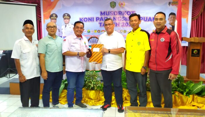 Hasanuddin Sipahutar Terpilih Secara Aklamasi Ketua KONI Padangsidimpuan