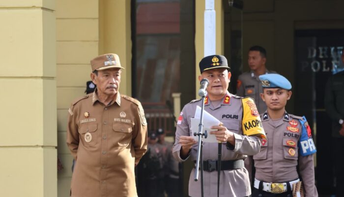 Apel Pasukan Operasi Ketupat Seulawah 2026 di Mako Polres Sabang
