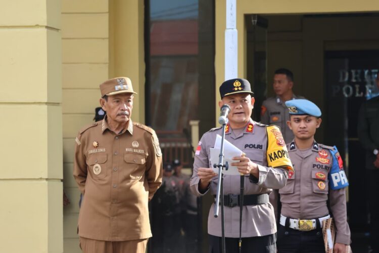 Apel Pasukan Operasi Ketupat Seulawah 2026 di Mako Polres Sabang