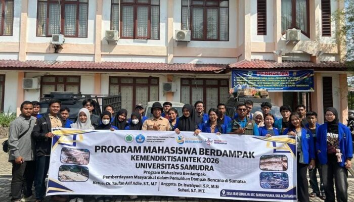 Dosen Fakultas Sains Dan Teknologi Unsam Sukses Dampingi BEM Pada Program Mahasiswa Berdampak Di Desa Aras Sembilan, Tamiang
