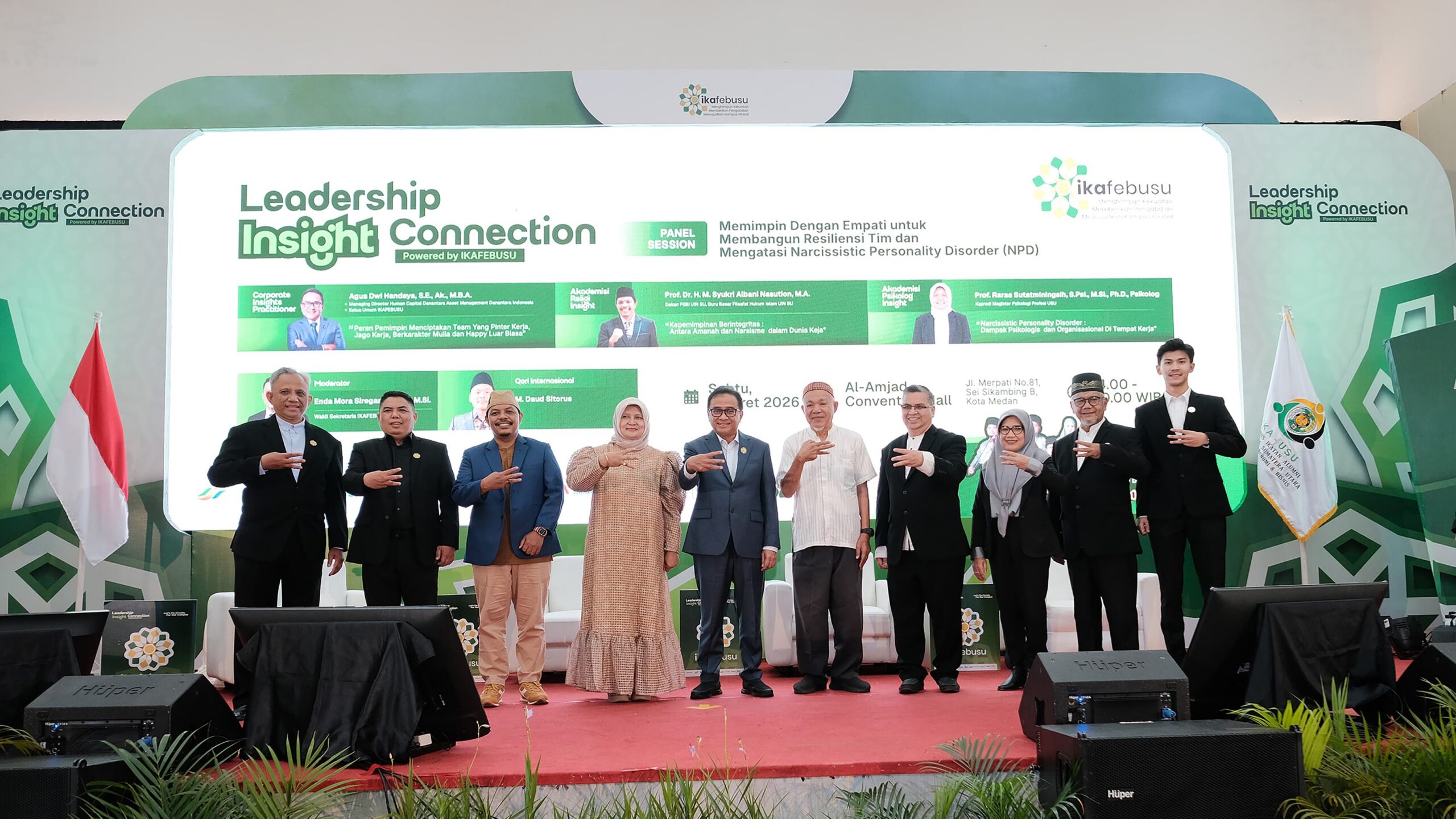 IKAFEB USU Gelar Seminar Nasional “Leadership Insight Connection” di Medan