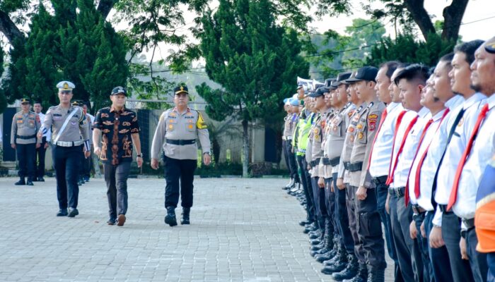 Wabup Sergai Cek Kesiapan Pasukan Operasi Ketupat Toba 2026