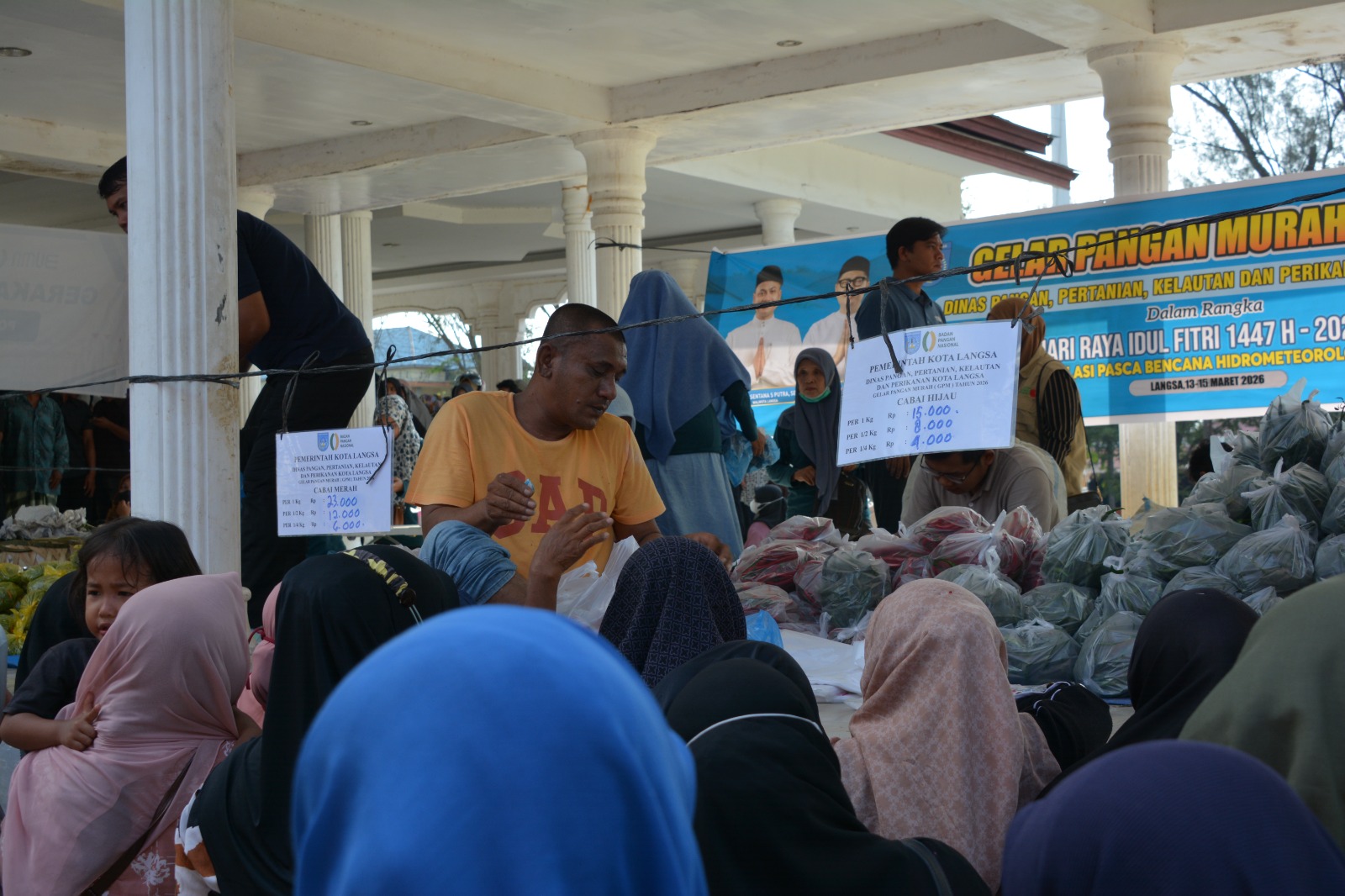 Jelang Lebaran, Pemko Langsa Buka Gerakan Pangan Murah