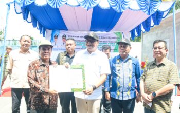 Bupati dan Wabup Deliserdang Salurkan Bantuan 1.800 Paket Sembako PT Evergreen International