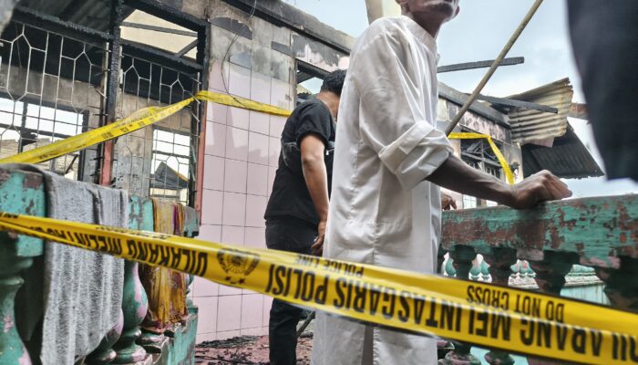 4 Rumah Ludes Terbakar di Medan Maimun