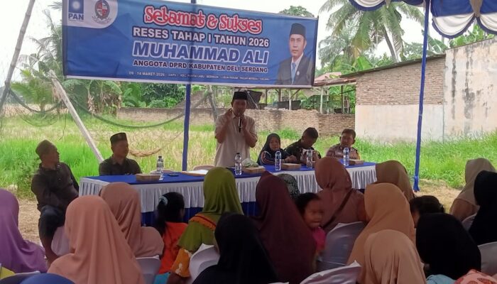 Warga Desa Durian Pantai Labu, Minta Perbaikan Jalan dan Pintu Klep Saat Reses Anggota DPRD Deliserdang