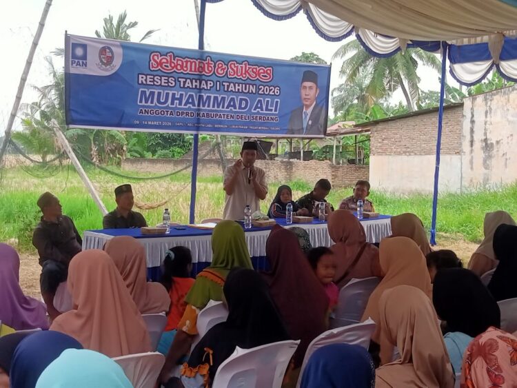 Warga Desa Durian Pantai Labu, Minta Perbaikan Jalan dan Pintu Klep Saat Reses Anggota DPRD Deliserdang