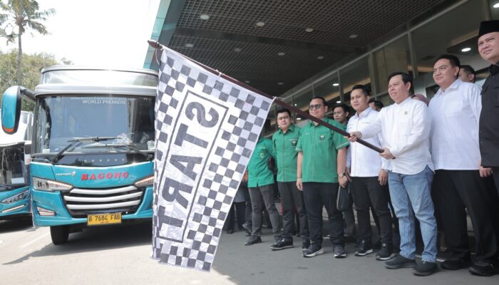 Ketua DPD RI Lepas  Mudik Gratis Ke  Lima Provinsi  Di Sumatera