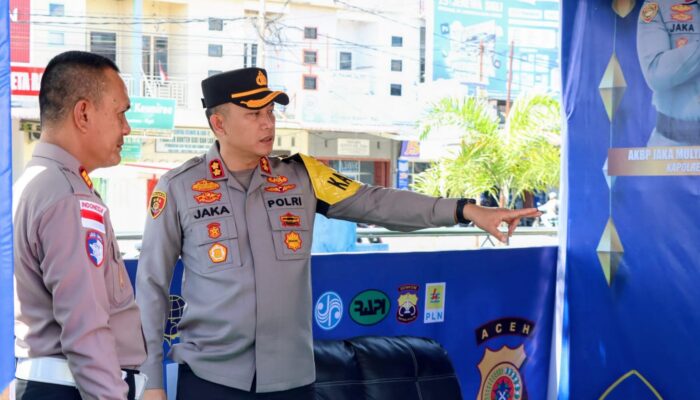 Polres Pidie di Pos Mudik Siaga, Pelayanan Nyata Terjaga