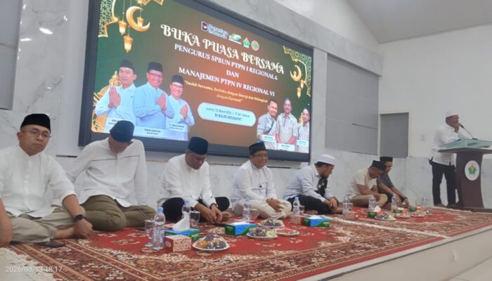 SPBUN dan Manajemen PTPN IV Regional VI Buka Puasa Bersama