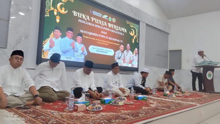 SPBUN dan Manajemen PTPN IV Regional VI Buka Puasa Bersama