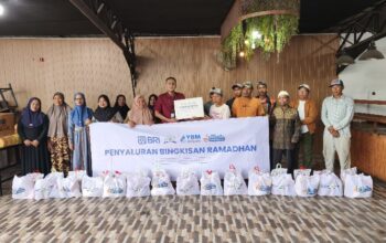 BRI BO Tanjungbalai Salurkan Sembako Ramadhan