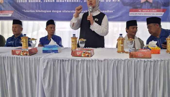 Buka Puasa Bersama, DPC Partai Demokrat Deliserdang Serahkan Bantuan Kepada Kaum Duafa