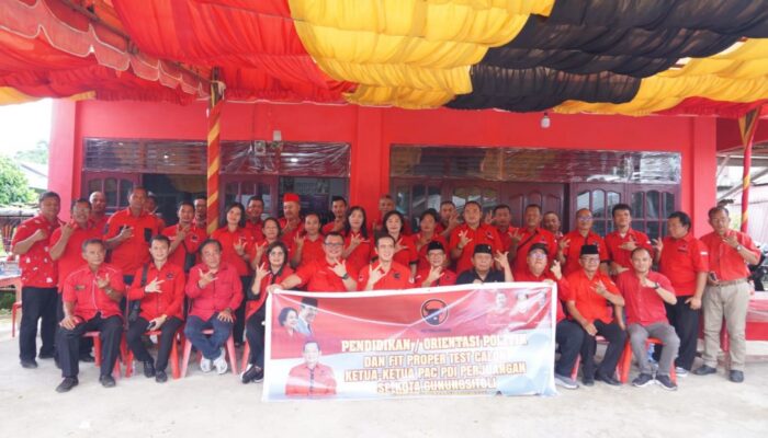 PDI Perjuangan Gunungsitoli Gelar Pendidikan Politik Dan Fit & Proper Test Ketua PAC