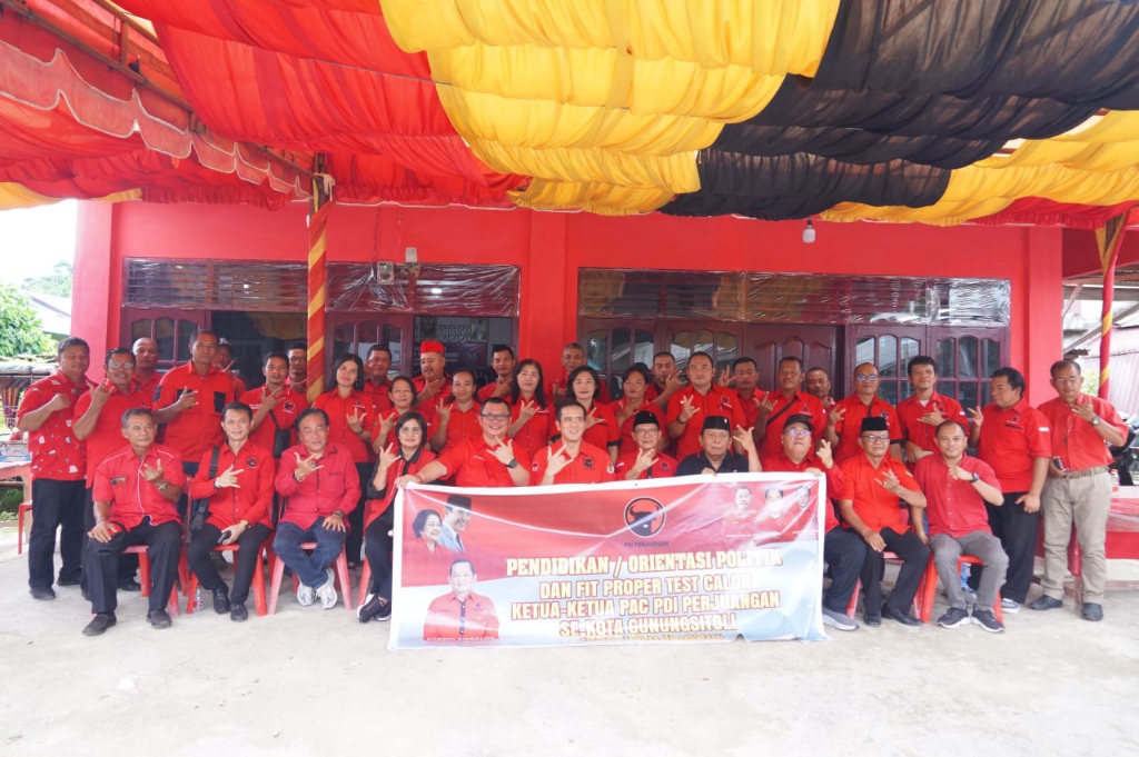 PDI Perjuangan Gunungsitoli Gelar Pendidikan Politik Dan Fit & Proper Test Ketua PAC
