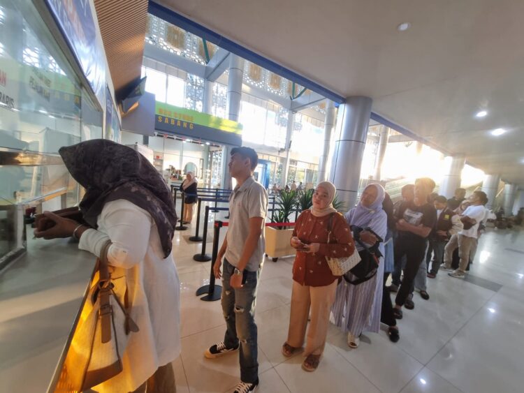 Arus Mudik di Pelabuhan Balohan Sabang Masih Normal, Kapal Cepat Expres Bahari Sediakan Fasilitas Mudik