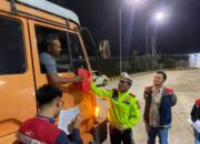 Sat Lantas Polres Batubara Imbau Pengemudi Jalan Tol