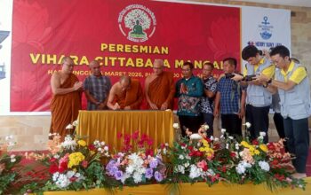 Ketua Umum Sangha Theravada Indonesia Hadiri Peresmian Vihara Cittaballa Mangala