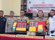 Polres Langsa Ringkus 4 Kurir Sabu, Barang Bukti 2 Kg