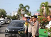 Kapolrestabes Medan Cek Pospam Titi Kuning, Pastikan Kelancaran Arus Mudik