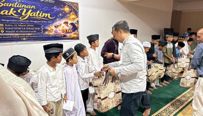 Pelindo Regional 1 Berikan Santunan kepada 2.100 Anak Yatim di Wilayah Operasional