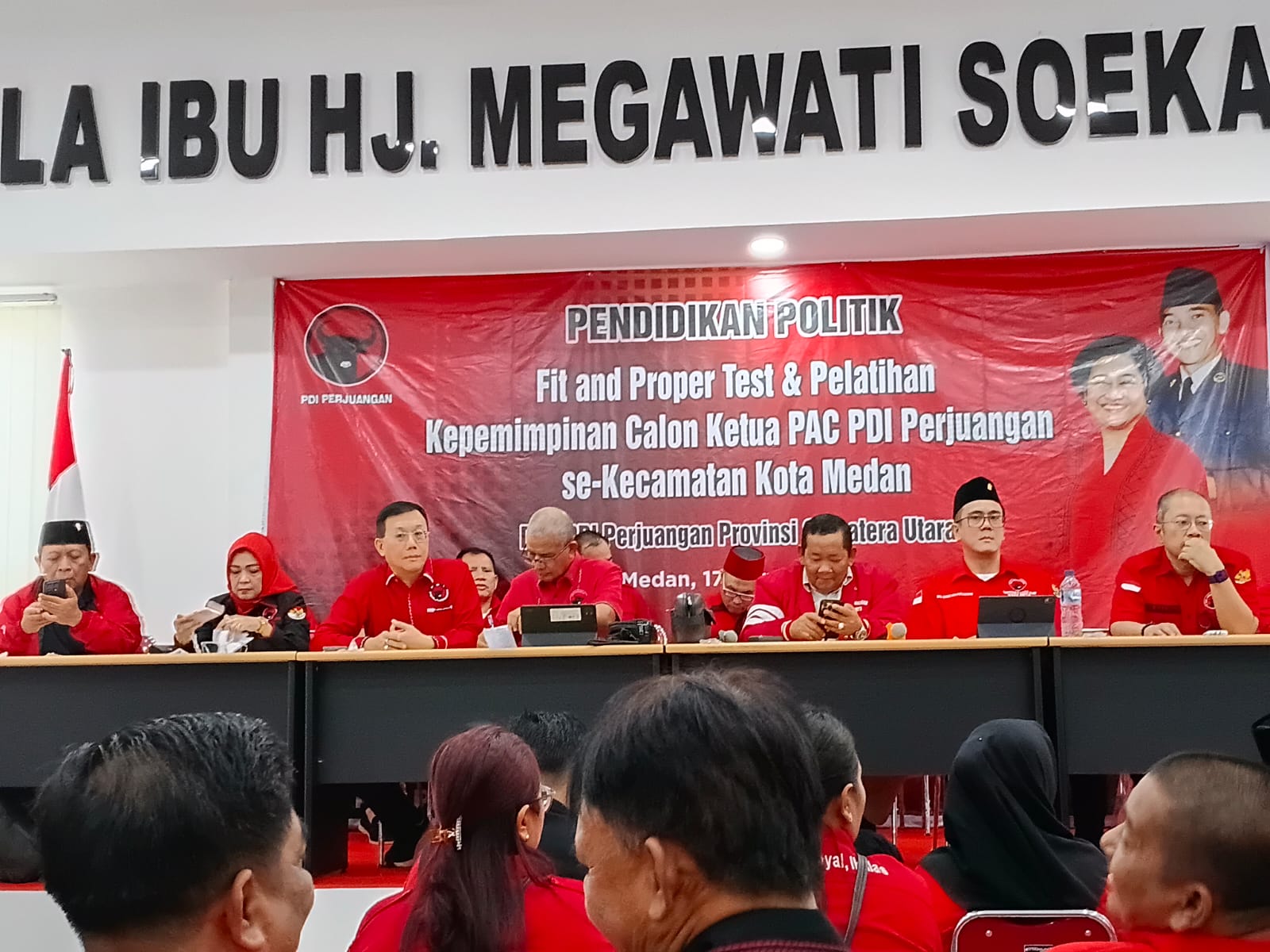 DPD PDIP Sumut Gelar Fit and Proper Test Calon Ketua PAC se-Kota Medan