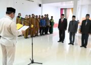 Kukuhkan Tiga Pejabat, Bupati Aceh Besar Tekankan Tanggung Jawab Dan Kekompakan Aparatur