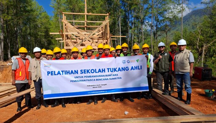 Dompet Dhuafa Gelar Pelatihan Sekolah Tukang Ahli bagi Penyintas Bencana di Aceh Tengah