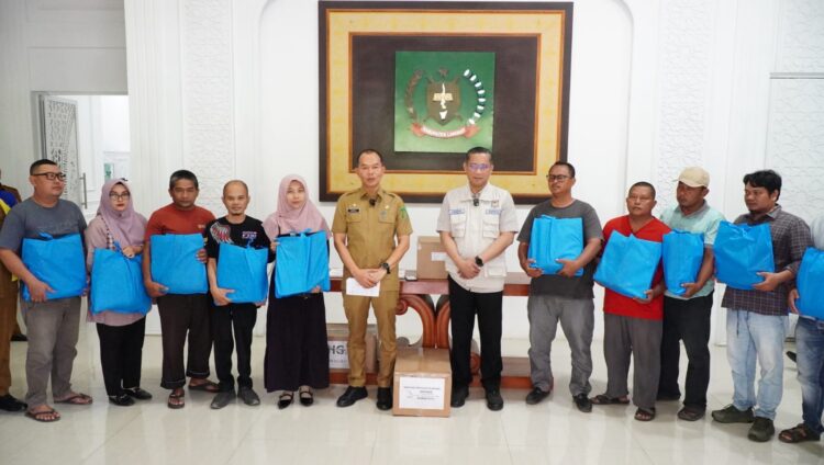 Pemkab Langkat Salurkan Bantuan Presiden Untuk Korban Banjir 