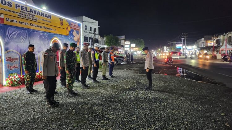 Satpol PP – WH Aceh Besar Siagakan Personel di Empat Pos Pengamanan Mudik