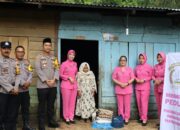 Kapolres Pakpak Bharat dan Ketua Bhayangkari Berikan Bansos Warga Kurang Mampu serta Panti Asuhan