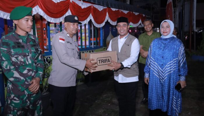 Tinjau Pospam Lambaro, Syech Muharram Tekankan Sinergi Dan Kesehatan Petugas di Tengah Arus Mudik Lebaran