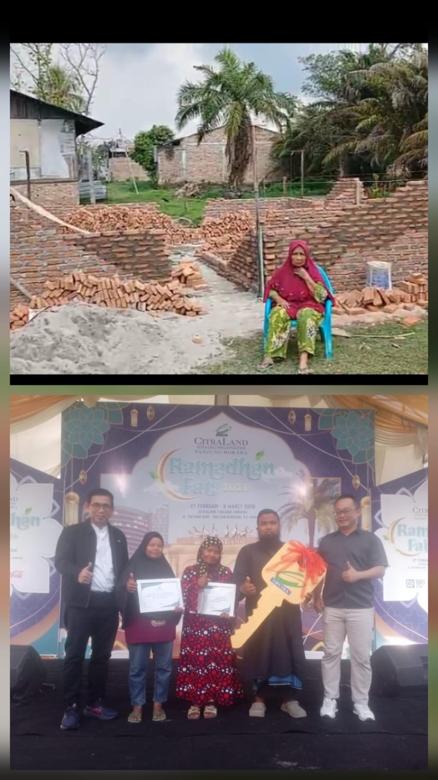 Program Bedah Rumah Bersama CitraLand Berkah Untuk Masyarakat Deliserdang