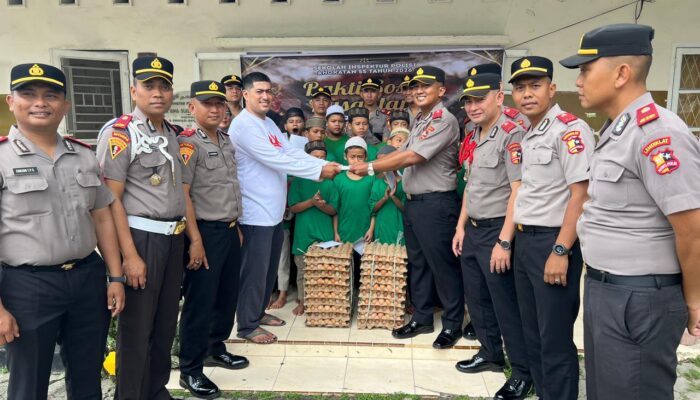 Siswa SIP Angkatan 55 Gelar Bakti Sosial Di Panti Asuhan Di Medan