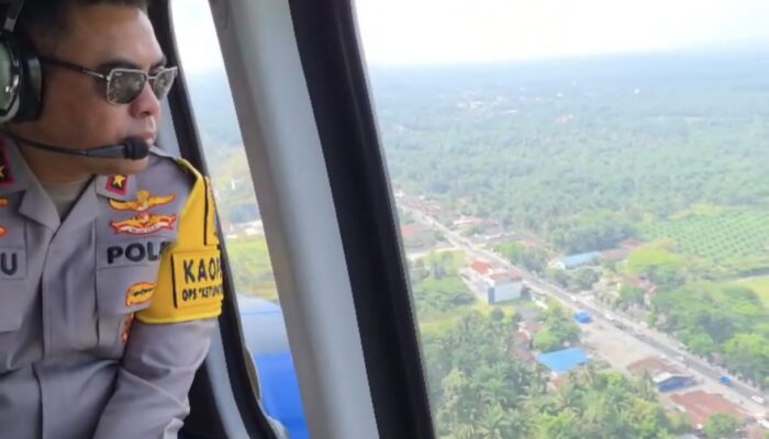Kapolda Sumut Pantau Arus Mudik Melalui Udara, Pastikan Jalur Aman Dan Lancar