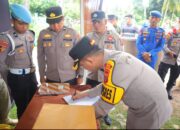 Kapolres dan Bupati Madina Tinjau Pos Pengamanan II Natal, Beri Bantuan Moril dan Pastikan Kesiapan