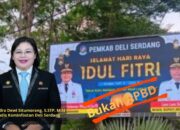 Videotron Ucapan Idul Fitri Bupati dan Wabup di Medan, Bukan Dipasang Pemkab Deliserdang