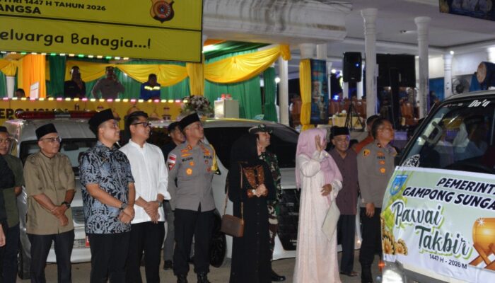 Ribuan Warga Langsa Saksikan Pawai Gema Takbir Meriahkan Malam Idul Fitri